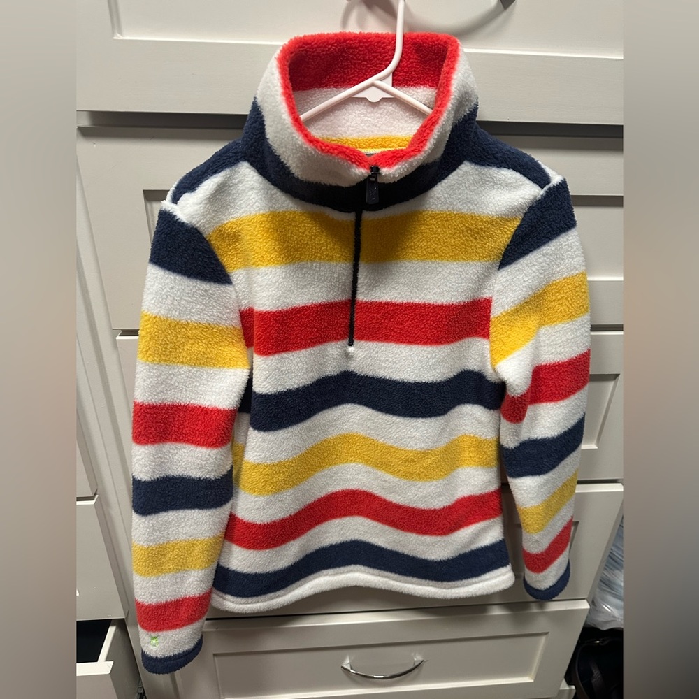 Dudley Stephens women’s striped fleece small